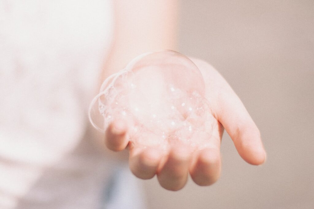 Primer plano de piel y cuidado dermatológico